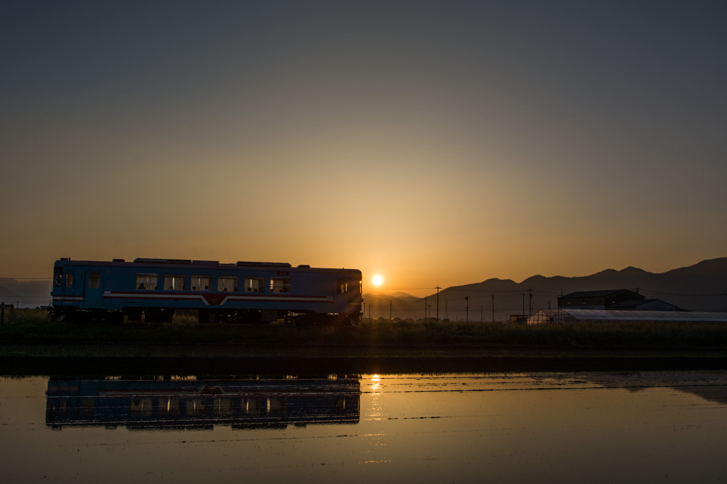 Sunset Train