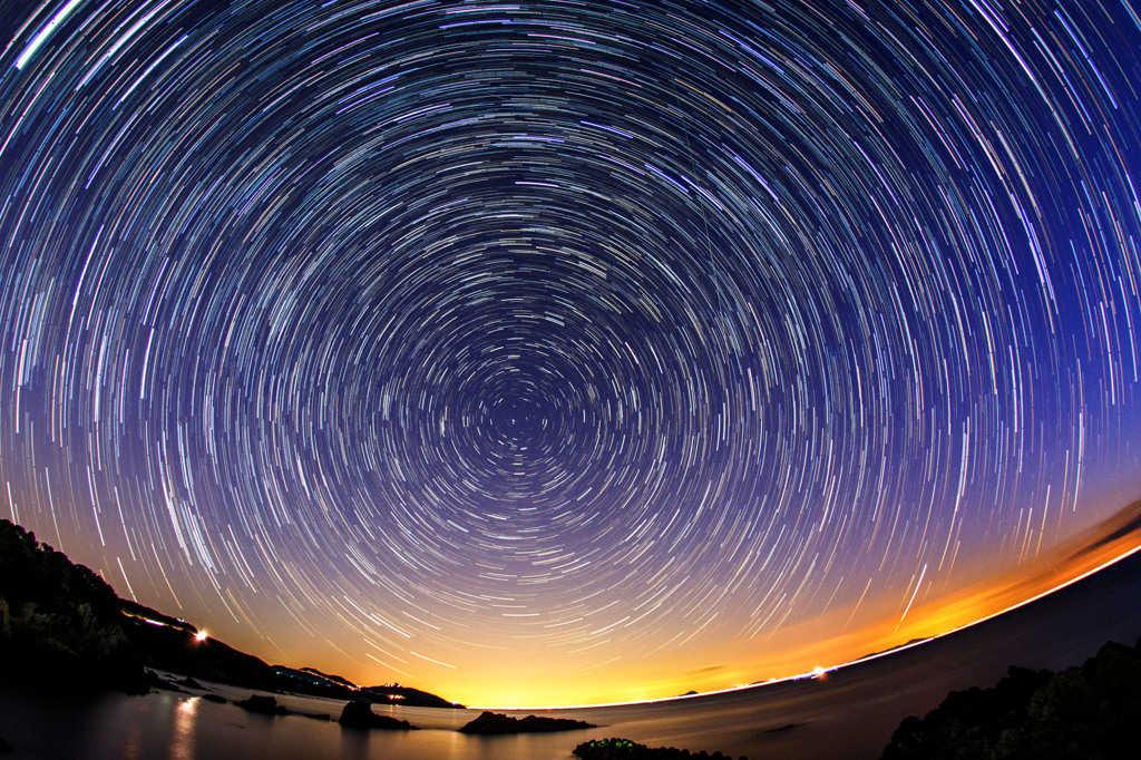 海に回る星