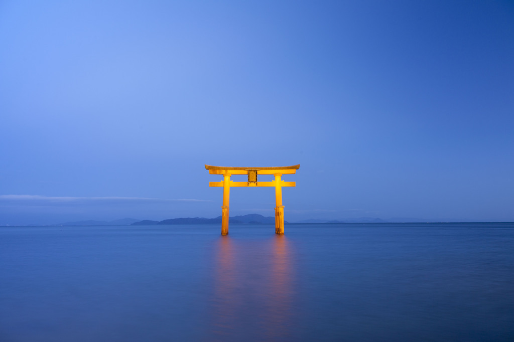 琵琶湖夕景