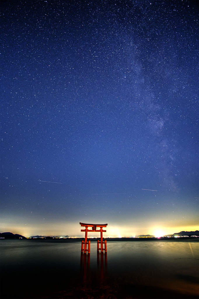 星の降る湖
