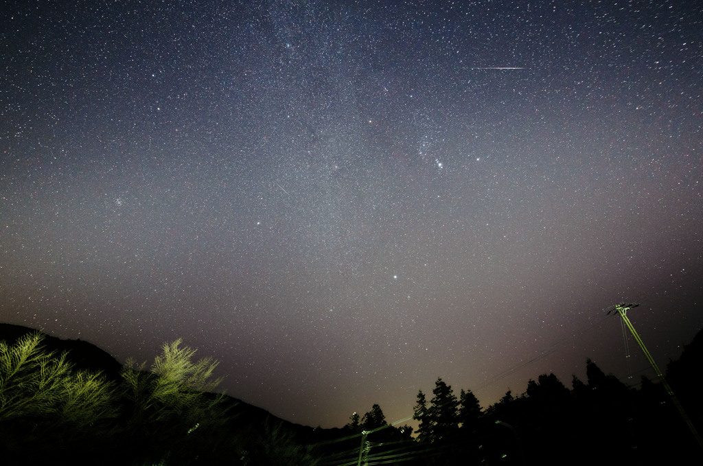 流星２つ