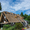 白川郷茅葺屋根の張り替え