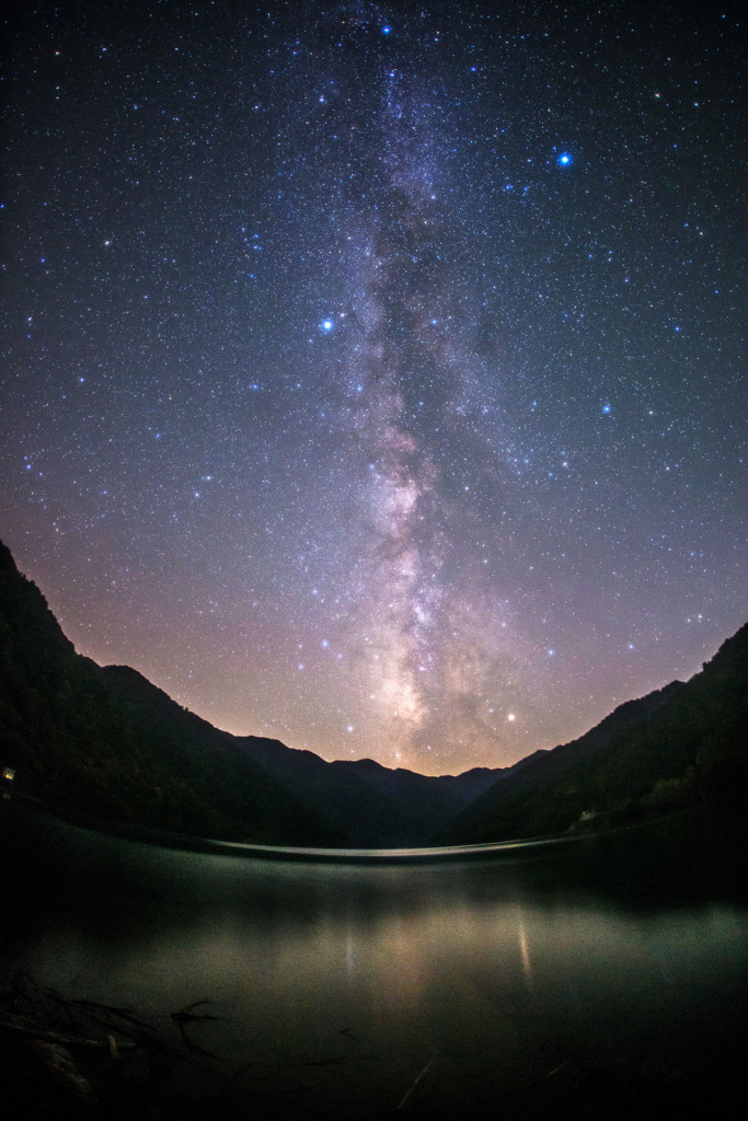 湖上の銀河