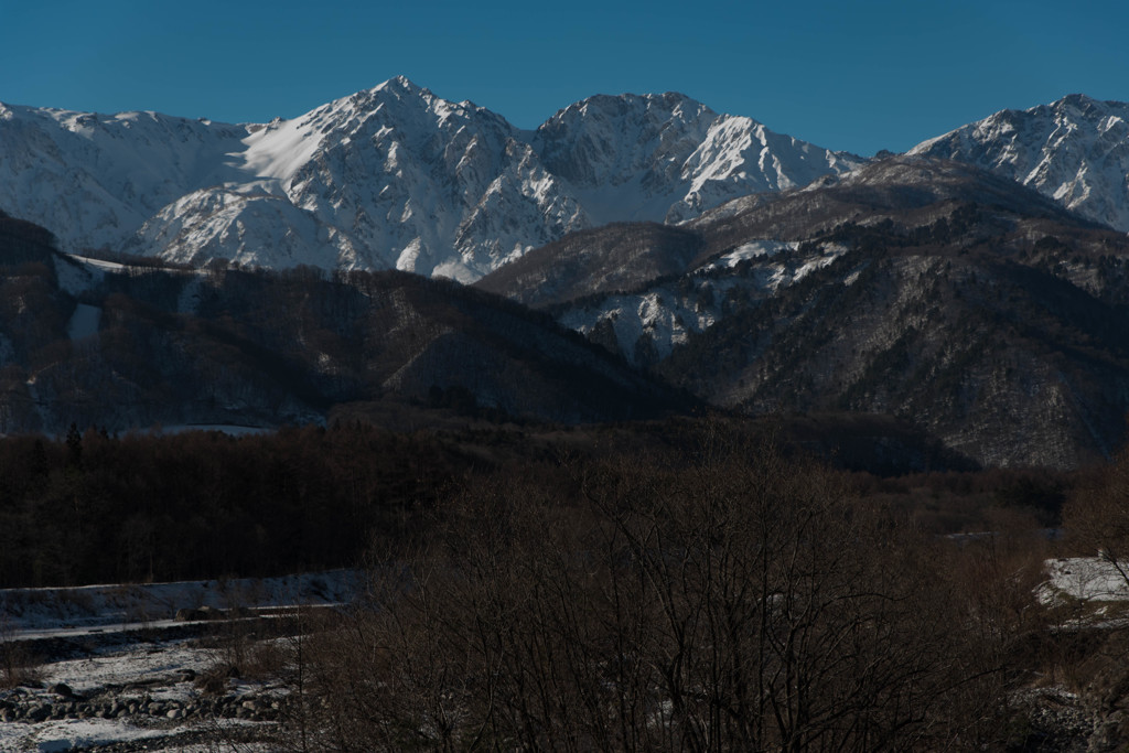 白馬の山　