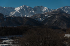 白馬の山　