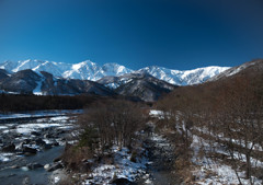 白馬の山