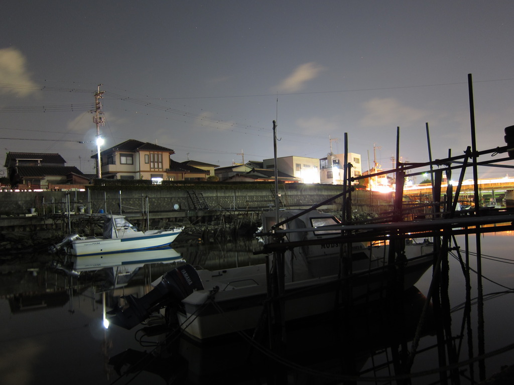 夜停泊２