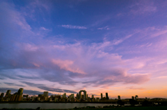 Umeda in the sunset