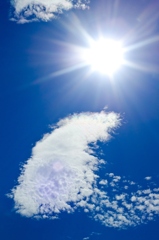 Sun + Cloud + Blue sky = Summer!!!