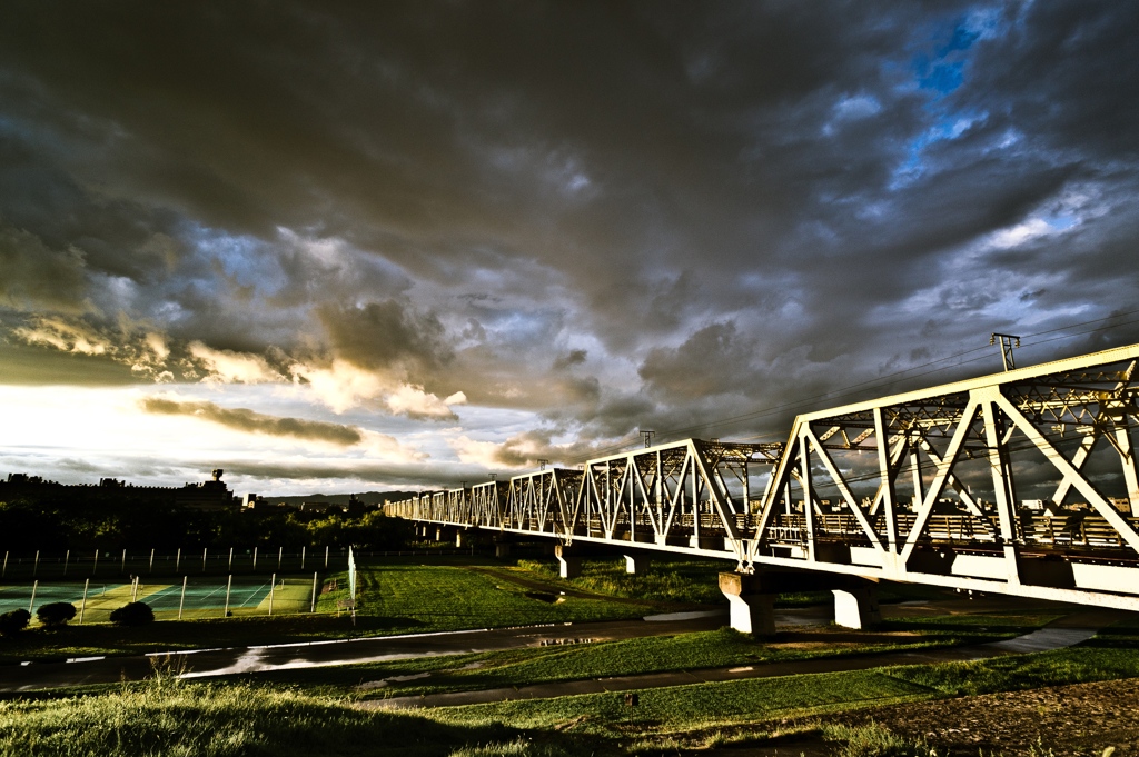 Dramatic bridge