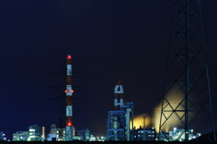 住友化学 愛媛工場の夜景