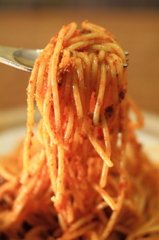 自己流レトルトスパゲッティの仕上げ方