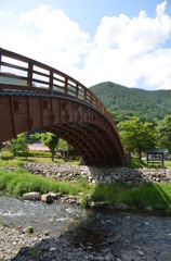 宿場町の大橋