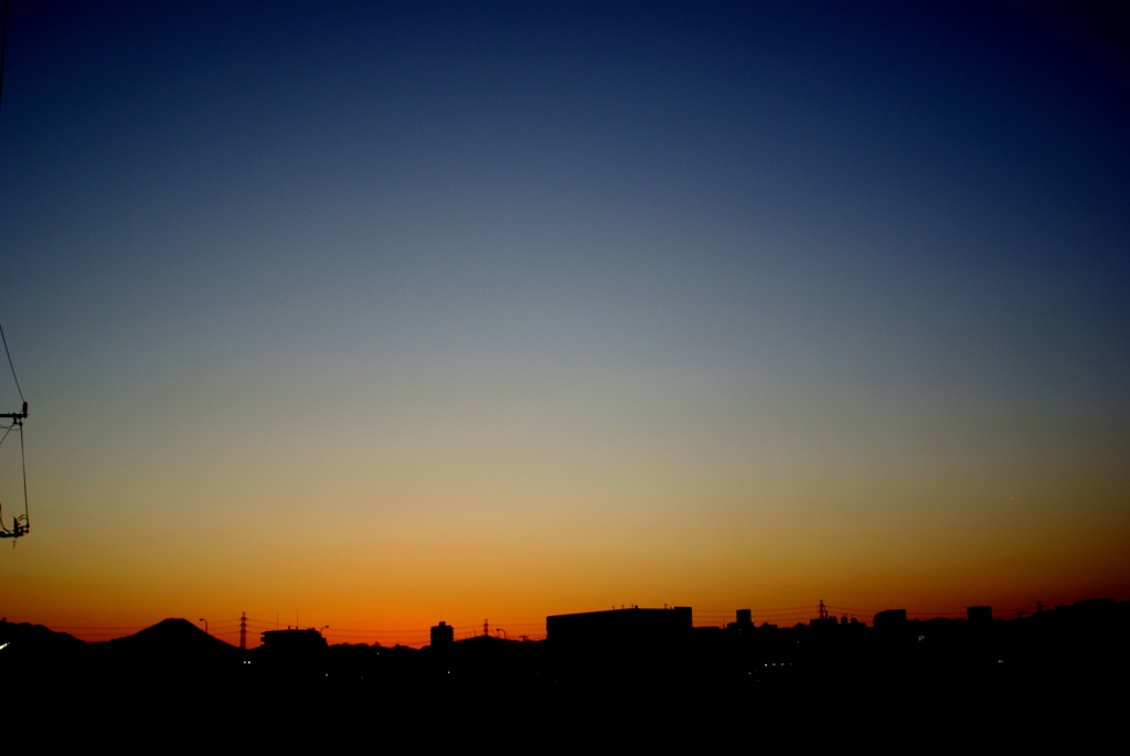 夕焼けきれかったよ。