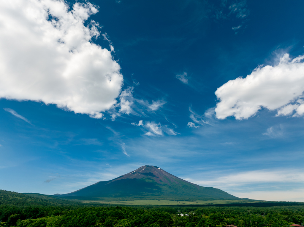 山中湖からの富士山