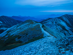 白馬岳縦走 夜明け