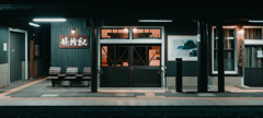姨捨駅舎