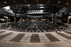 誰もいないクリスマス広場