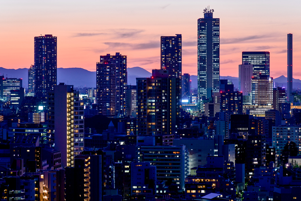 シビックセンター夕景