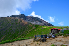 峰の茶屋から茶臼岳(登山時)