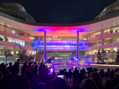 高輪ゲートウェイ プロジェクションマッピング