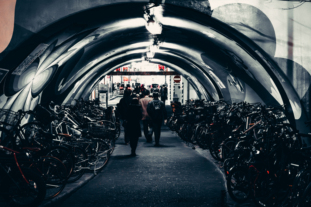 渋谷駅ハチ公口自転車駐輪場