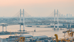 ベイブリッジ 夕景