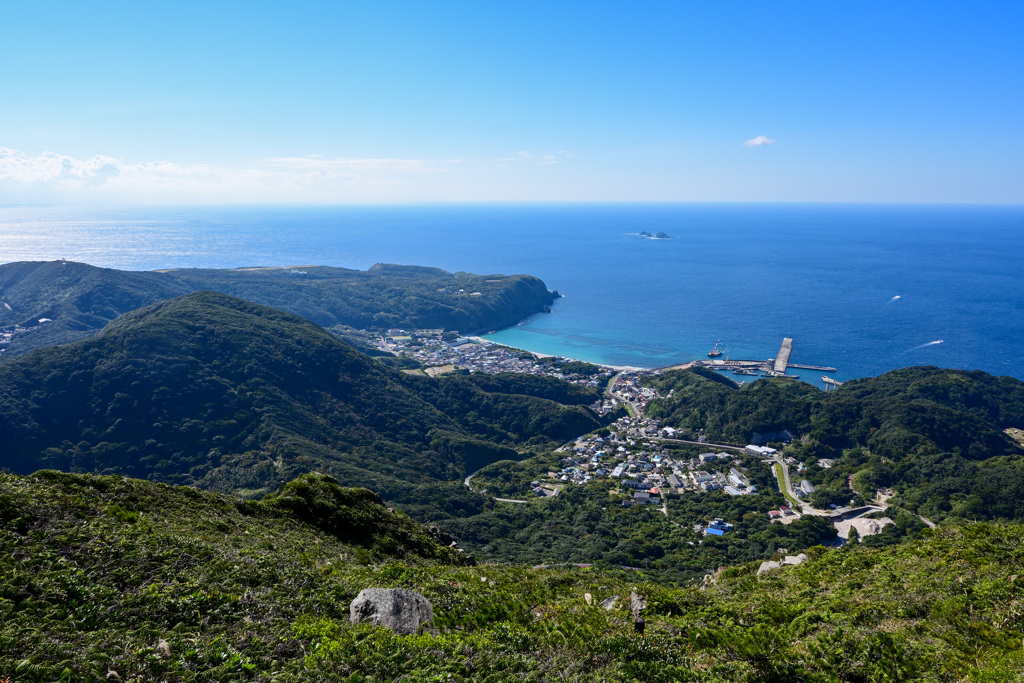 神津島 天上山より神津島村