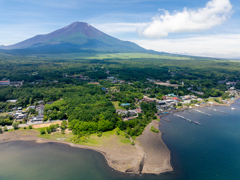 山中湖からの富士山