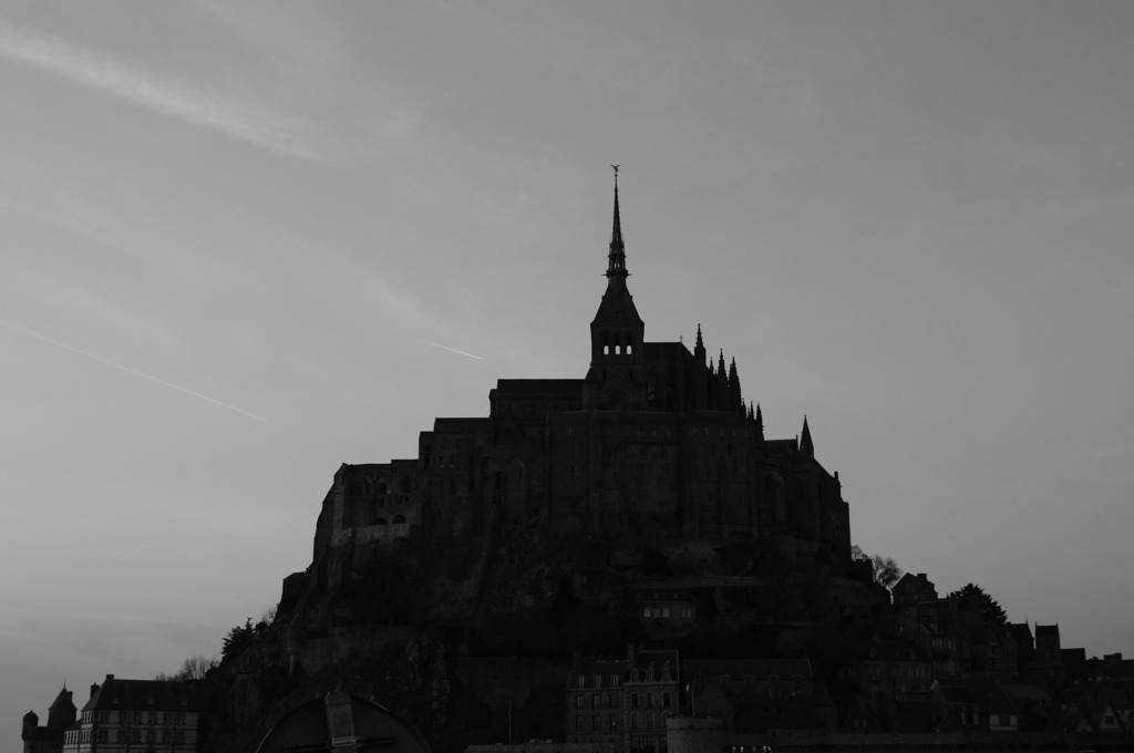 Sunset後＠モン・サン・ミッシェル