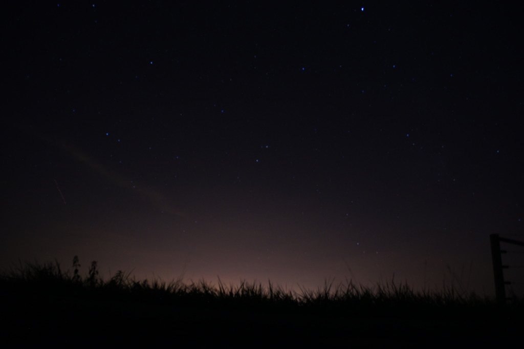 フランスの夜空。