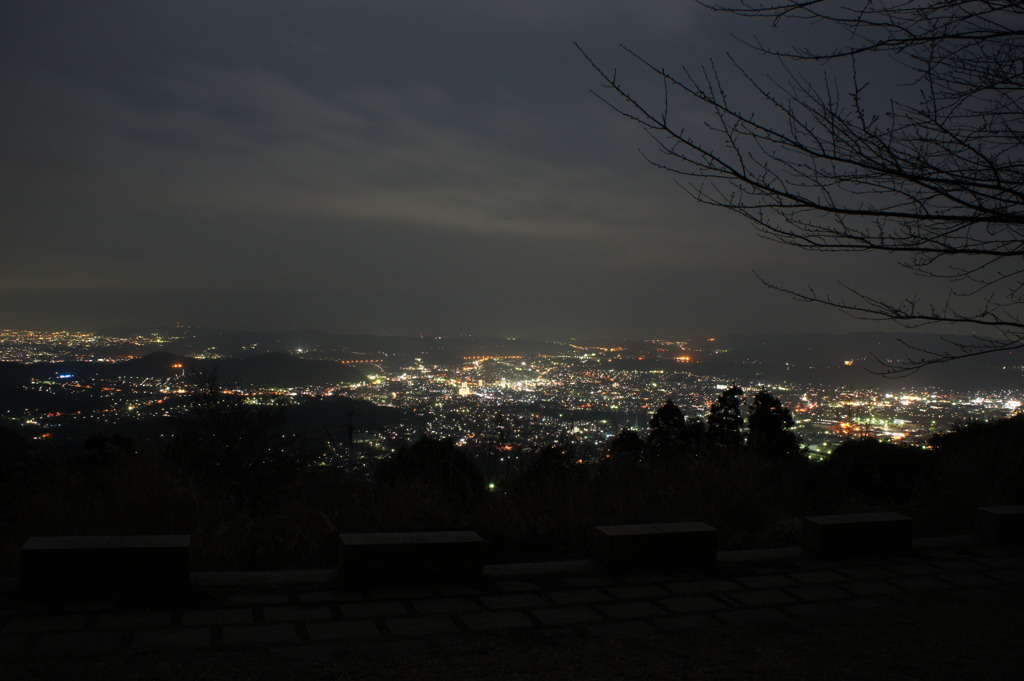 霞み夜景２