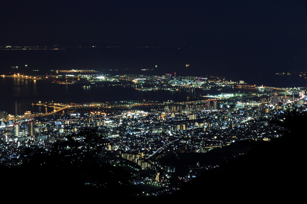 六甲山山頂より