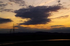 夕景.S字雲