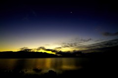 田舎の夜景