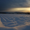 雪国夕景