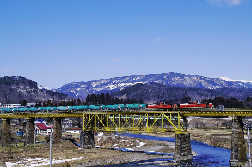 DD51.一ノ木鉄橋