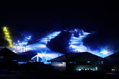 真夜中の猫魔スキー場