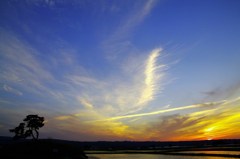 今日の夕景