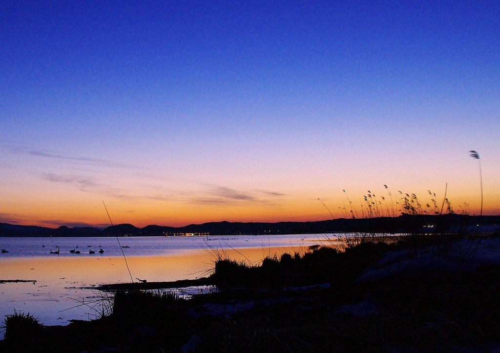 希望の夕日