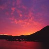 始めて見た夜明け