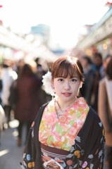 着物で下町
