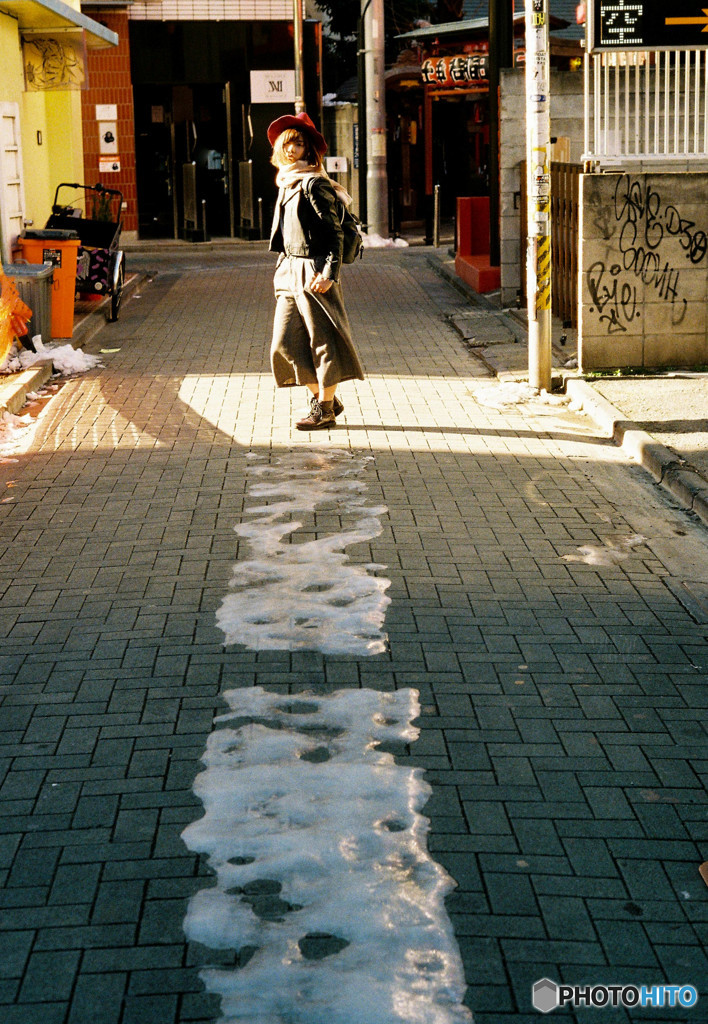 残雪あり