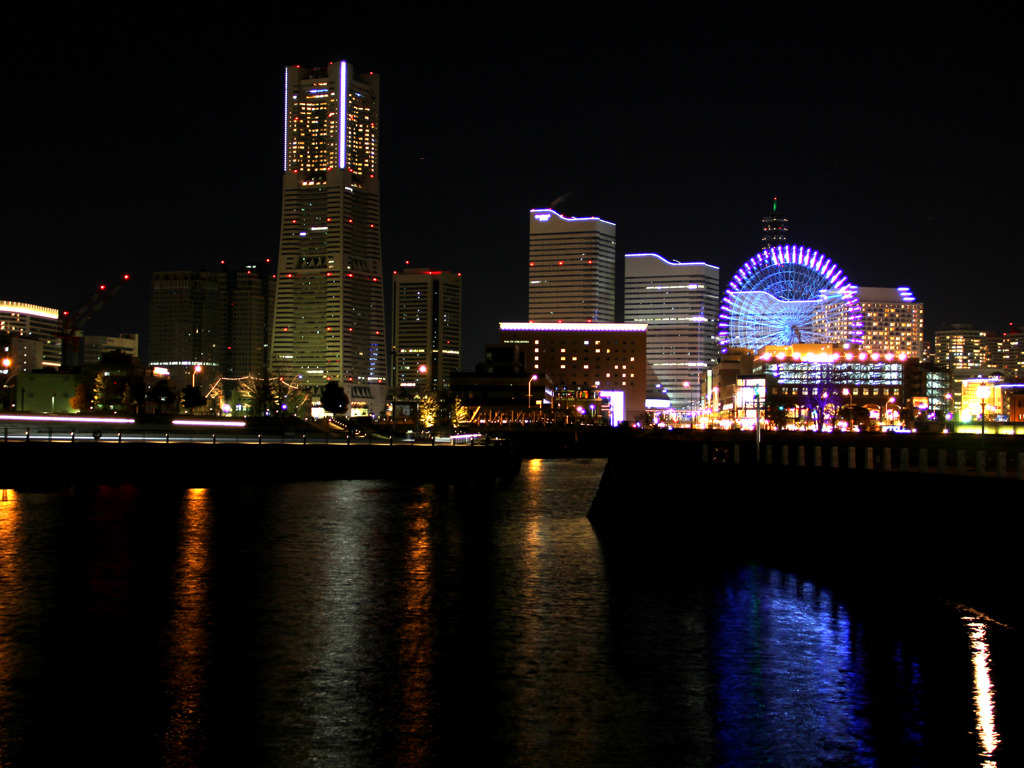 横浜　みなと未来　夜景