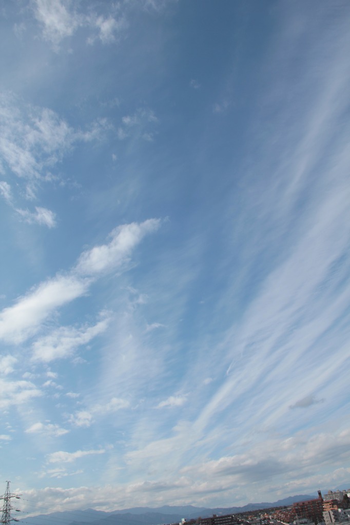 正月の空