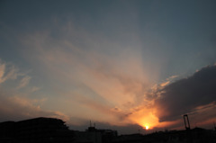 夕暮れ