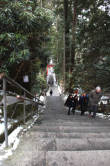 箱根神社　階段