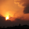 赤い夕焼け