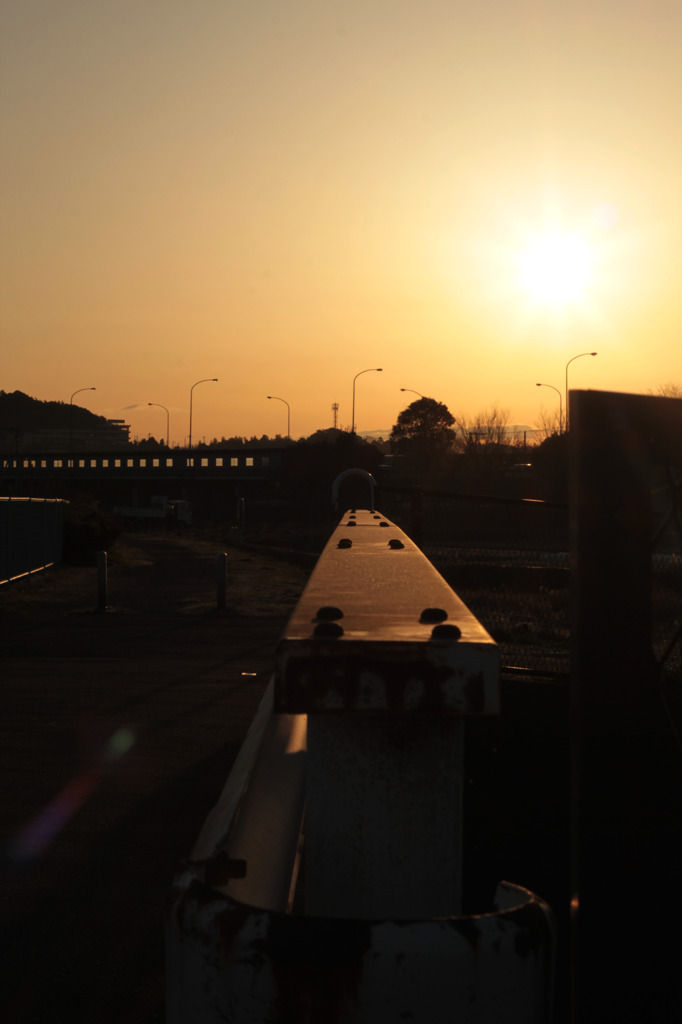 朝の橋