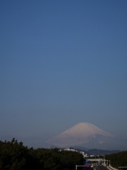 富士山　青空